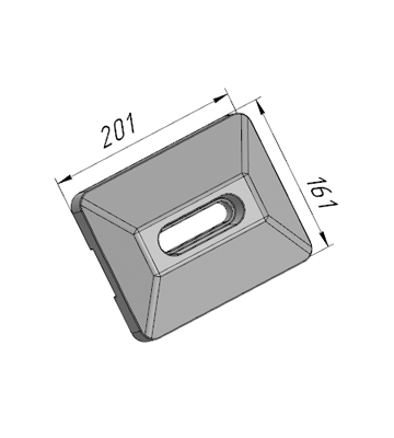Р-669 (D0368001; 212101397) Лопатка центральная MARINI